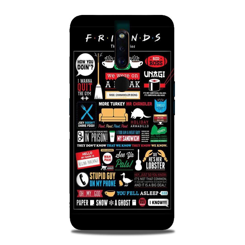 Friends Mobile Back Case for Oppo F11 Pro (Design - 145) Friends Case for Oppo F11 Pro (Design - 145)