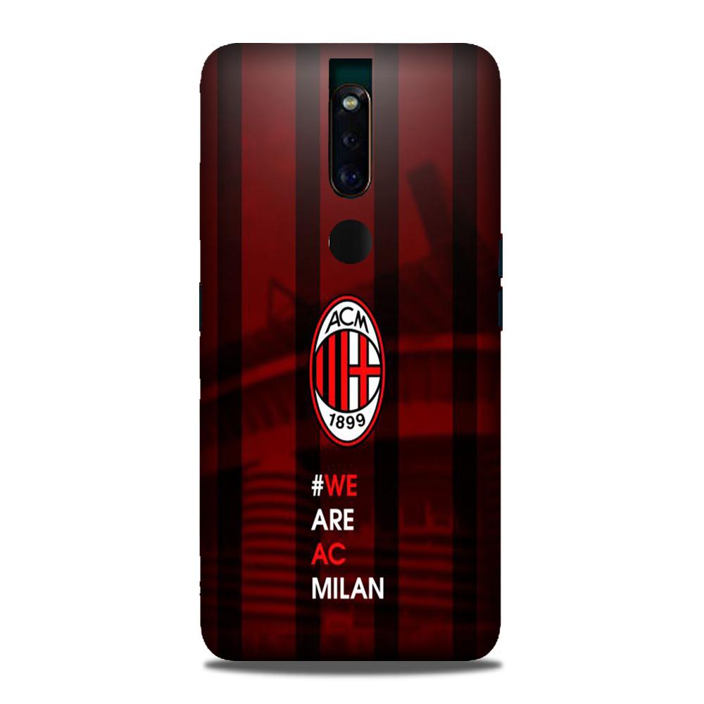 AC Milan Mobile Back Case for Oppo F11 Pro (Design - 155) AC Milan Case for Oppo F11 Pro (Design - 155)