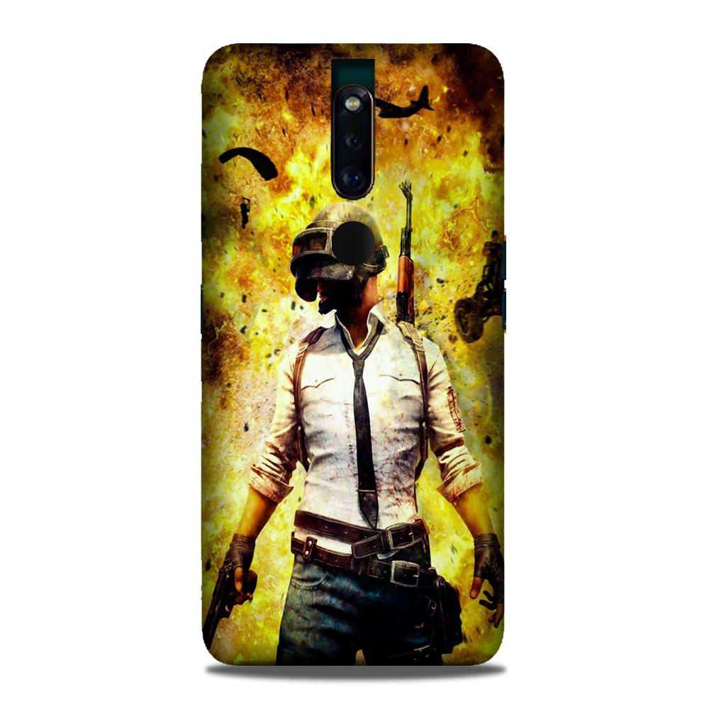 Pubg Mobile Back Case for Oppo F11 Pro (Design - 180) Pubg Case for Oppo F11 Pro (Design - 180)