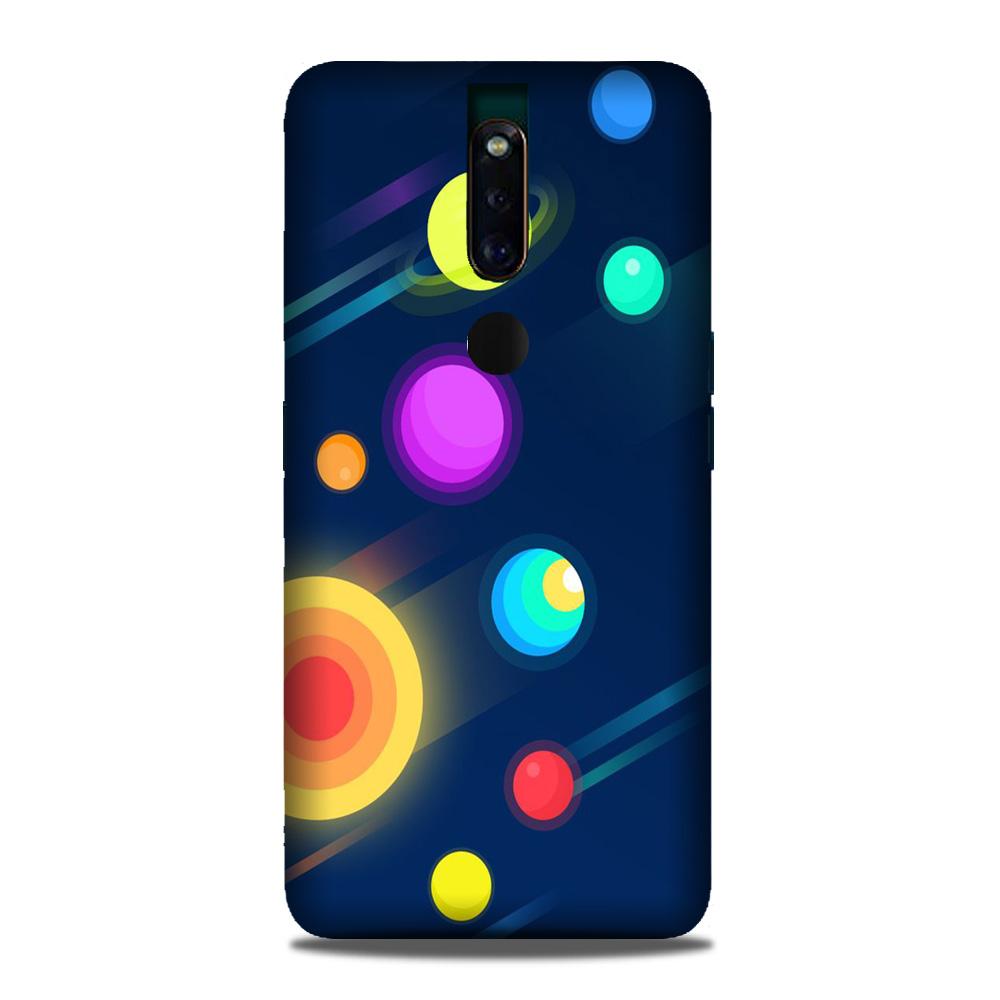 Solar Planet Mobile Back Case for Oppo F11 Pro (Design - 197) Solar Planet Case for Oppo F11 Pro (Design - 197)