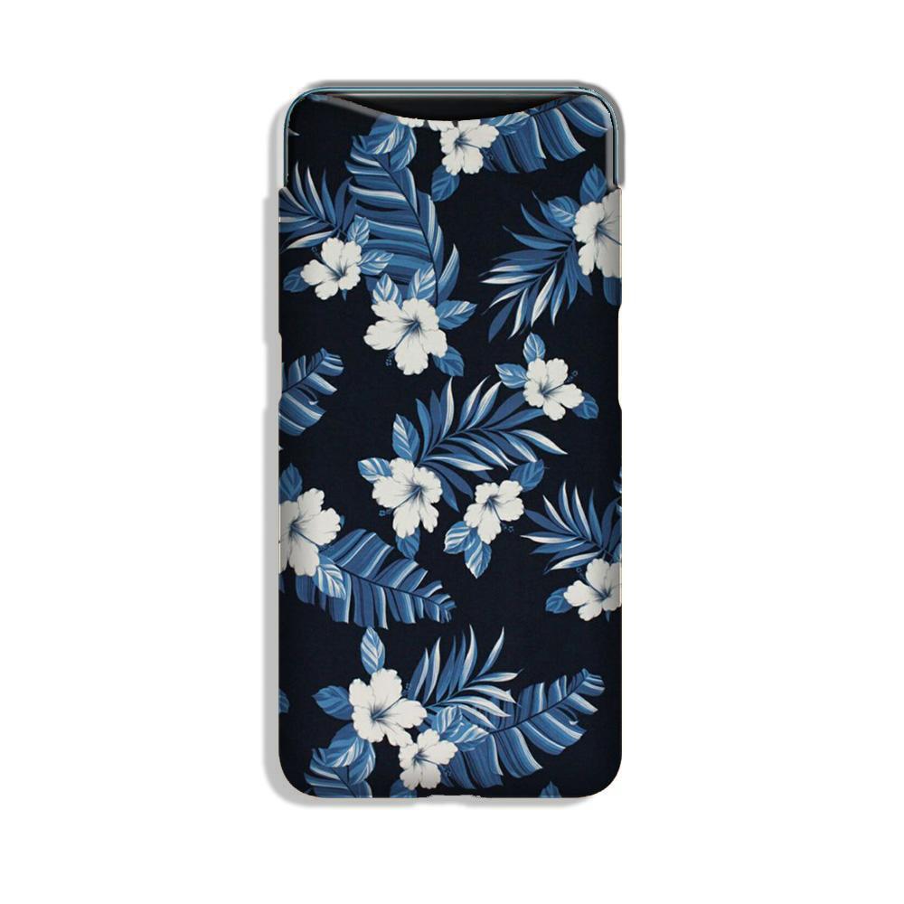 White flowers Blue Background2 Case for Oppo Find X White flowers Blue Background2 Case for Oppo Find X