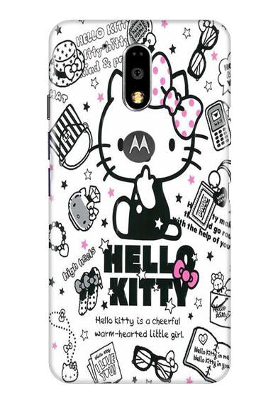 Hello Kitty Mobile Back Case for Moto G4 Plus (Design - 361) Hello Kitty Mobile Back Case for Moto G4 Plus (Design - 361)