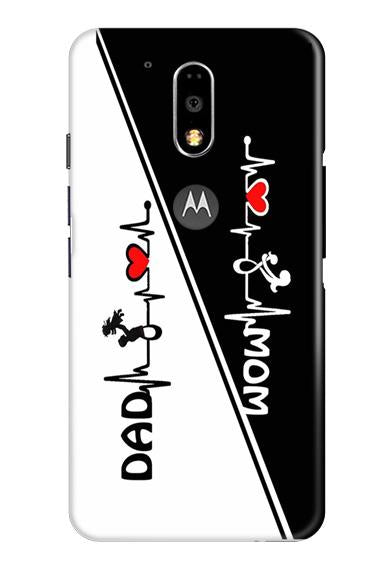 Love Mom Dad Mobile Back Case for Moto G4 Plus (Design - 385) Love Mom Dad Mobile Back Case for Moto G4 Plus (Design - 385)