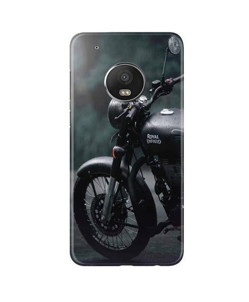 Royal Enfield Mobile Back Case for Moto G5 Plus (Design - 380)