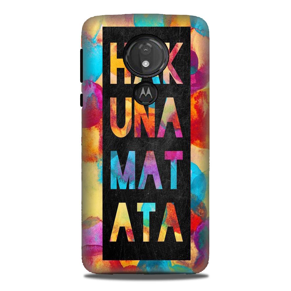 Hakuna Matata Mobile Back Case for G7power (Design - 323) Hakuna Matata Mobile Back Case for G7power (Design - 323)