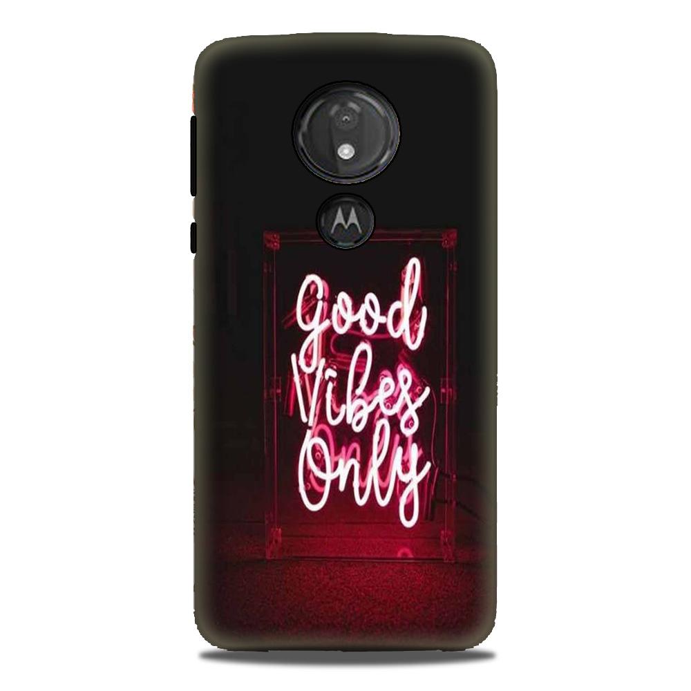 Good Vibes Only Mobile Back Case for G7power (Design - 354) Good Vibes Only Mobile Back Case for G7power (Design - 354)
