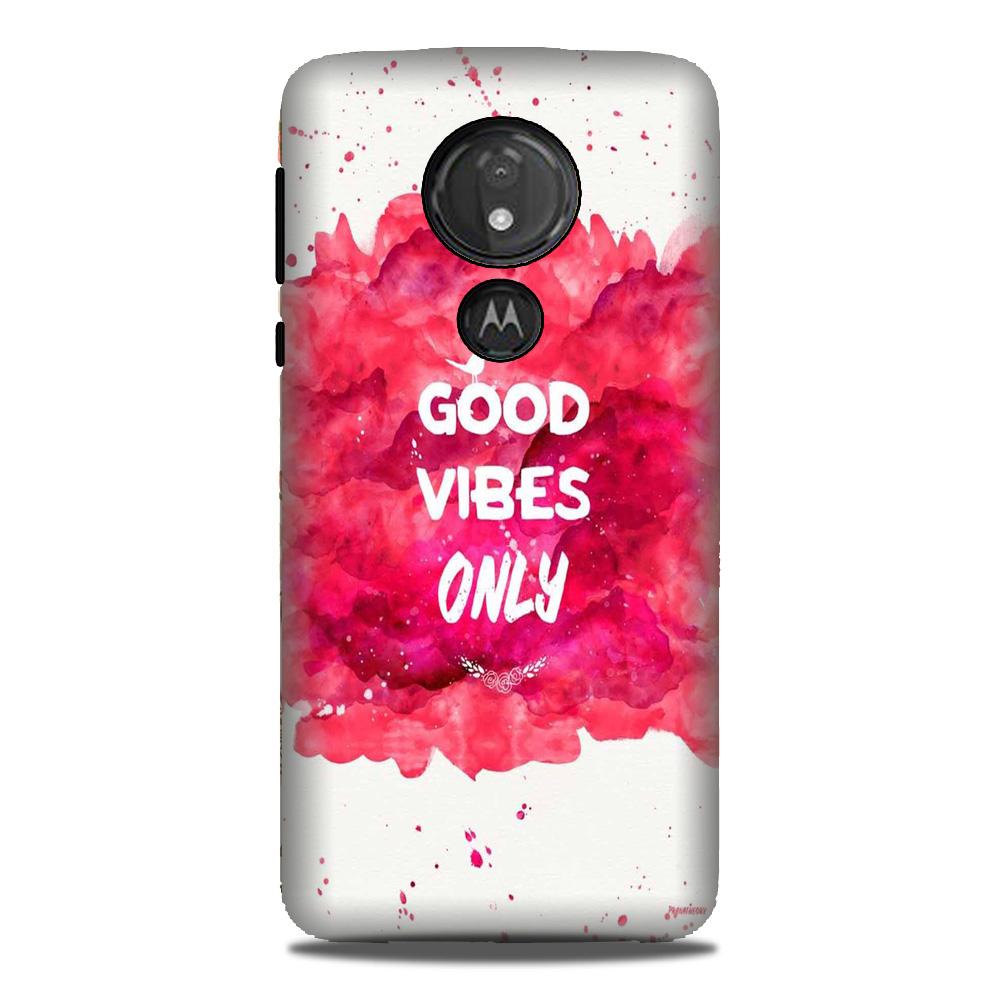 Good Vibes Only Mobile Back Case for G7power (Design - 393) Good Vibes Only Mobile Back Case for G7power (Design - 393)