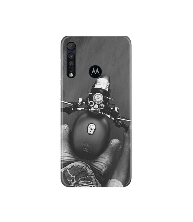 Royal Enfield Mobile Back Case for Moto G8 Plus (Design - 382) Royal Enfield Mobile Back Case for Moto G8 Plus (Design - 382)