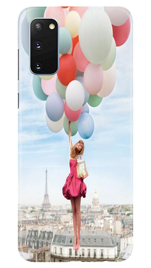 Girl with Baloon Mobile Back Case for Samsung Galaxy S20 (Design - 84) Girl with Baloon Case for Samsung Galaxy S20