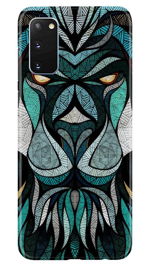 Lion Mobile Back Case for Samsung Galaxy S20 (Design - 97) Lion Case for Samsung Galaxy S20