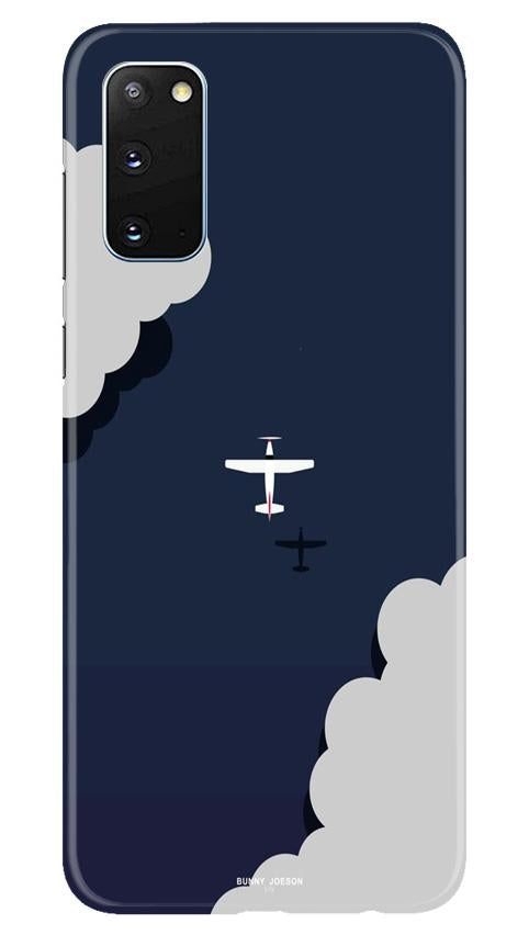Clouds Plane Mobile Back Case for Samsung Galaxy S20 (Design - 196) Clouds Plane Case for Samsung Galaxy S20 (Design - 196)