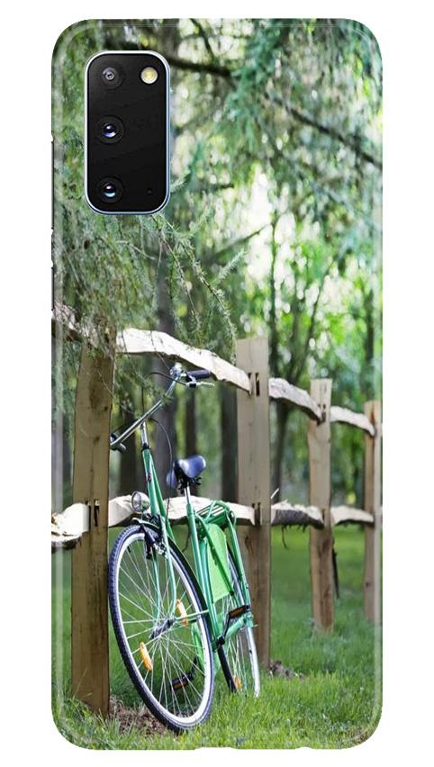 Bicycle Mobile Back Case for Samsung Galaxy S20 (Design - 208) Bicycle Case for Samsung Galaxy S20 (Design No. 208)