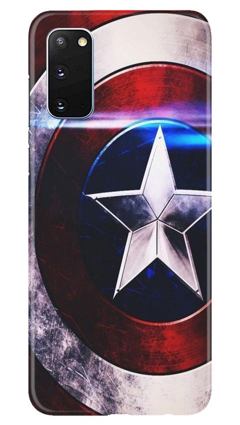Captain America Shield Mobile Back Case for Samsung Galaxy S20 (Design - 250) Captain America Shield Case for Samsung Galaxy S20 (Design No. 250)