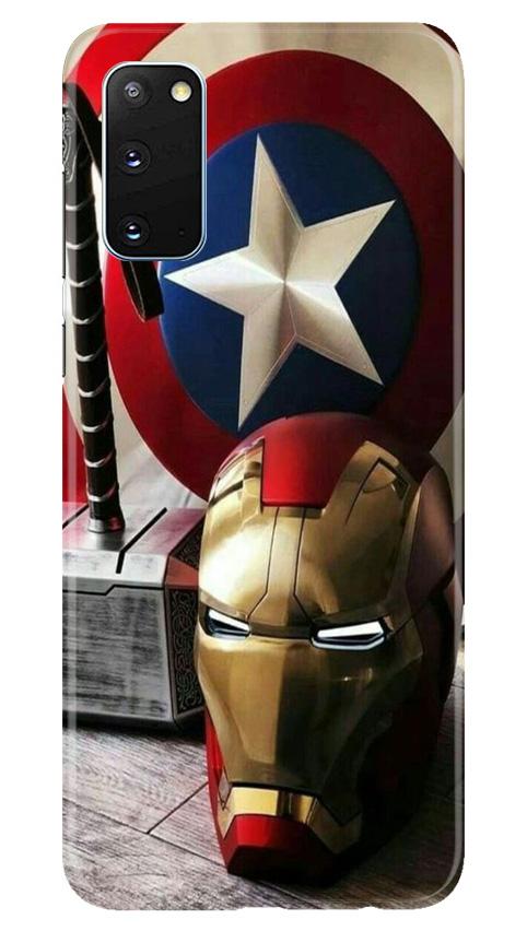 Ironman Captain America Mobile Back Case for Samsung Galaxy S20 (Design - 254) Ironman Captain America Case for Samsung Galaxy S20 (Design No. 254)