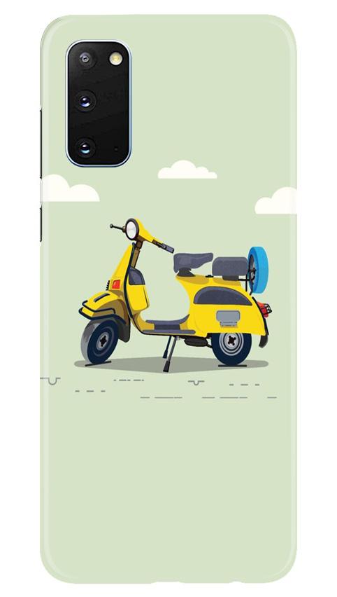 Vintage Scooter Mobile Back Case for Samsung Galaxy S20 (Design - 260) Vintage Scooter Case for Samsung Galaxy S20 (Design No. 260)