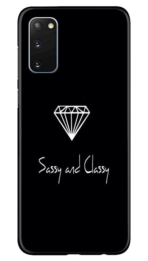 Sassy and Classy Mobile Back Case for Samsung Galaxy S20 (Design - 264) Sassy and Classy Case for Samsung Galaxy S20 (Design No. 264)