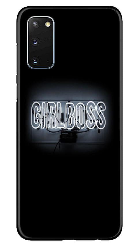 Girl Boss Black Mobile Back Case for Samsung Galaxy S20 (Design - 268) Girl Boss Black Case for Samsung Galaxy S20 (Design No. 268)