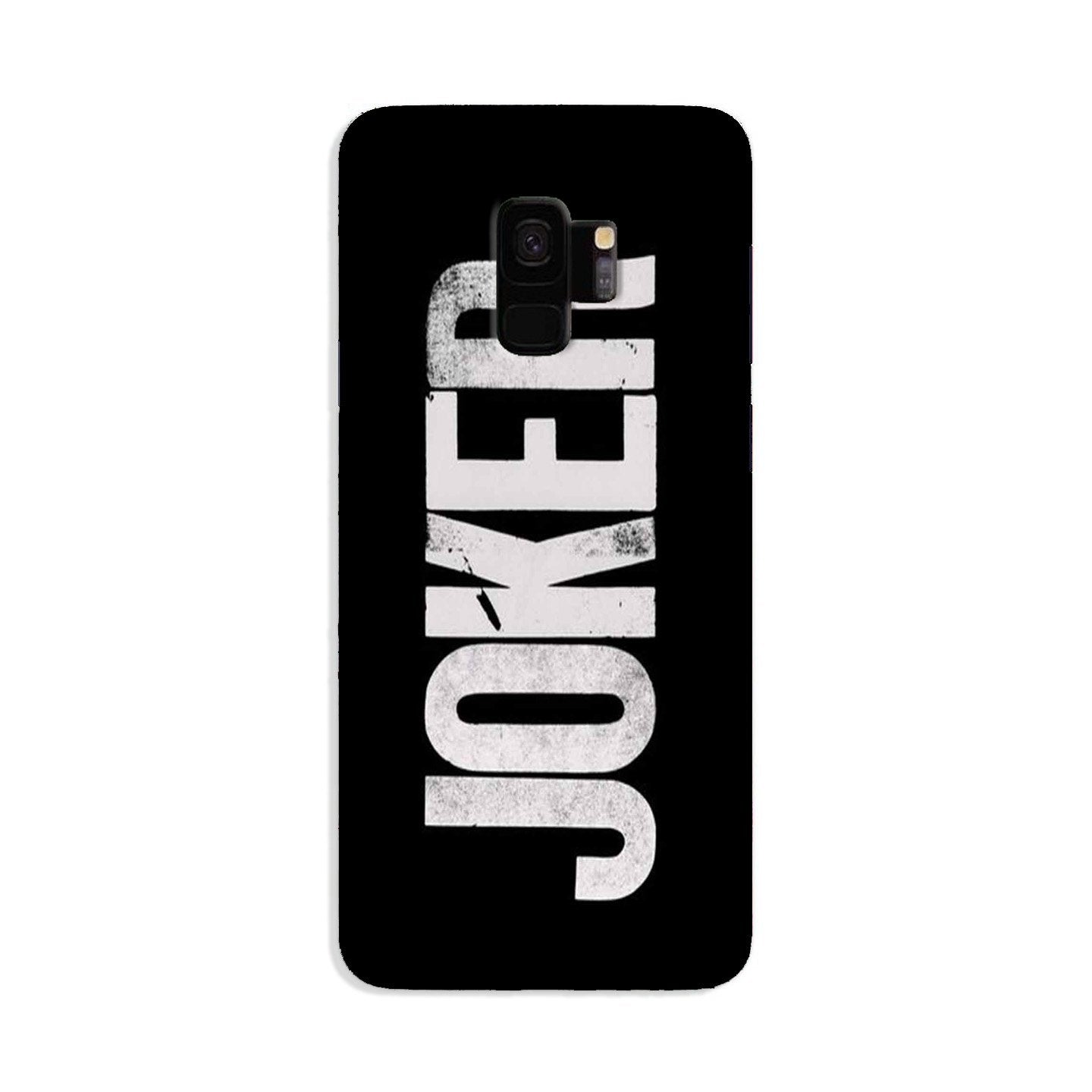 Joker Mobile Back Case for Galaxy S9 (Design - 327) Joker Mobile Back Case for Galaxy S9 (Design - 327)