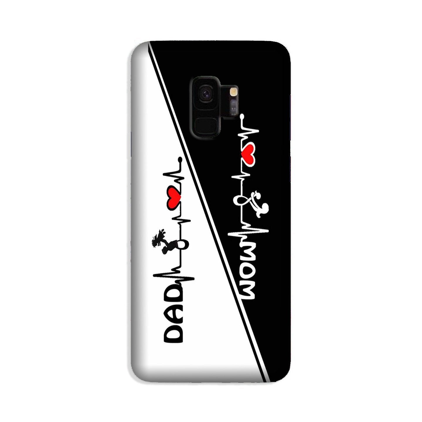 Love Mom Dad Mobile Back Case for Galaxy S9 (Design - 385) Love Mom Dad Mobile Back Case for Galaxy S9 (Design - 385)