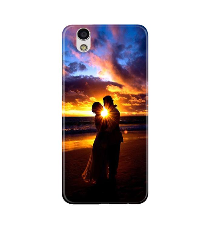 Couple Sea shore Mobile Back Case for Gionee F103 (Design - 13) Couple Sea shore Case for Gionee F103