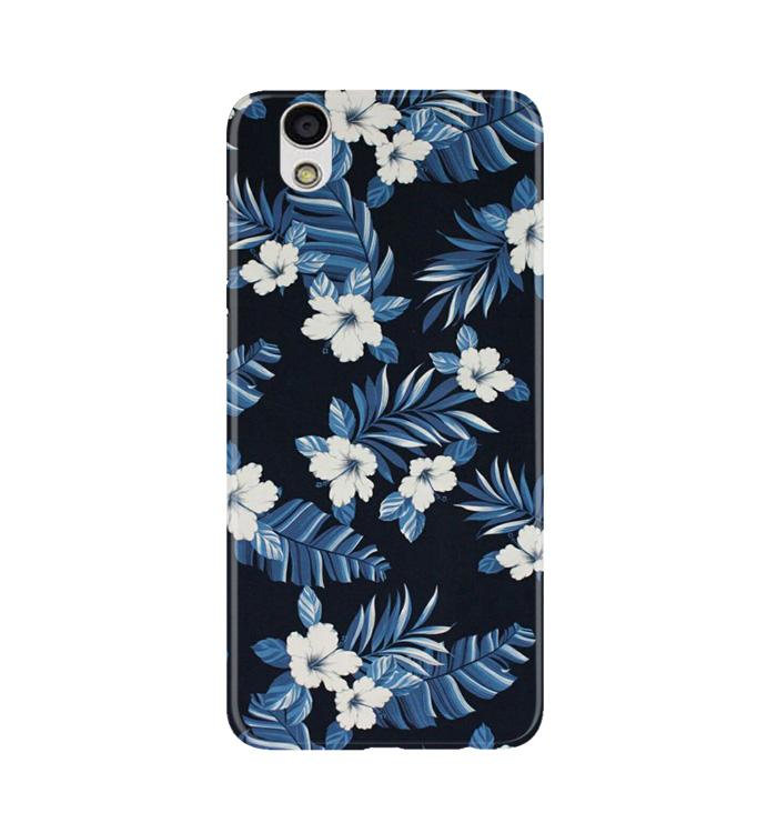 White flowers Blue Background2 Mobile Back Case for Gionee F103 (Design - 15) White flowers Blue Background2 Case for Gionee F103