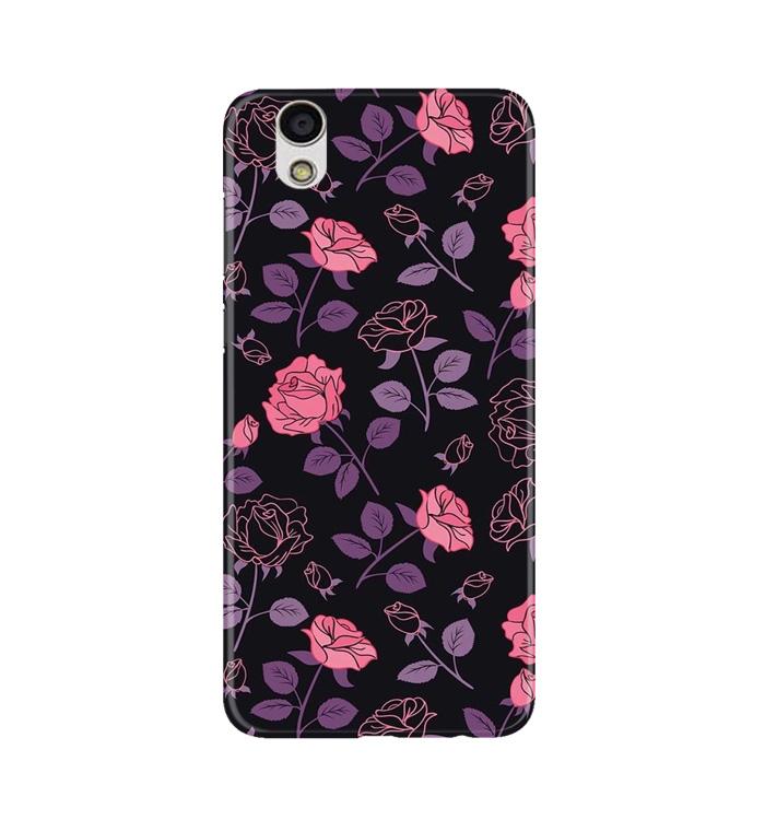 Rose Black Background Mobile Back Case for Gionee F103 (Design - 27) Rose Black Background Case for Gionee F103