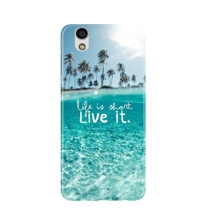 Life is short live it Mobile Back Case for Gionee F103 (Design - 45) Life is short live it Case for Gionee F103