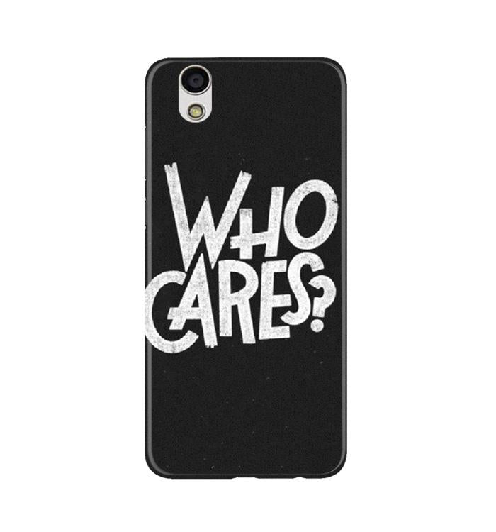 Who Cares Mobile Back Case for Gionee F103 (Design - 94) Who Cares Case for Gionee F103