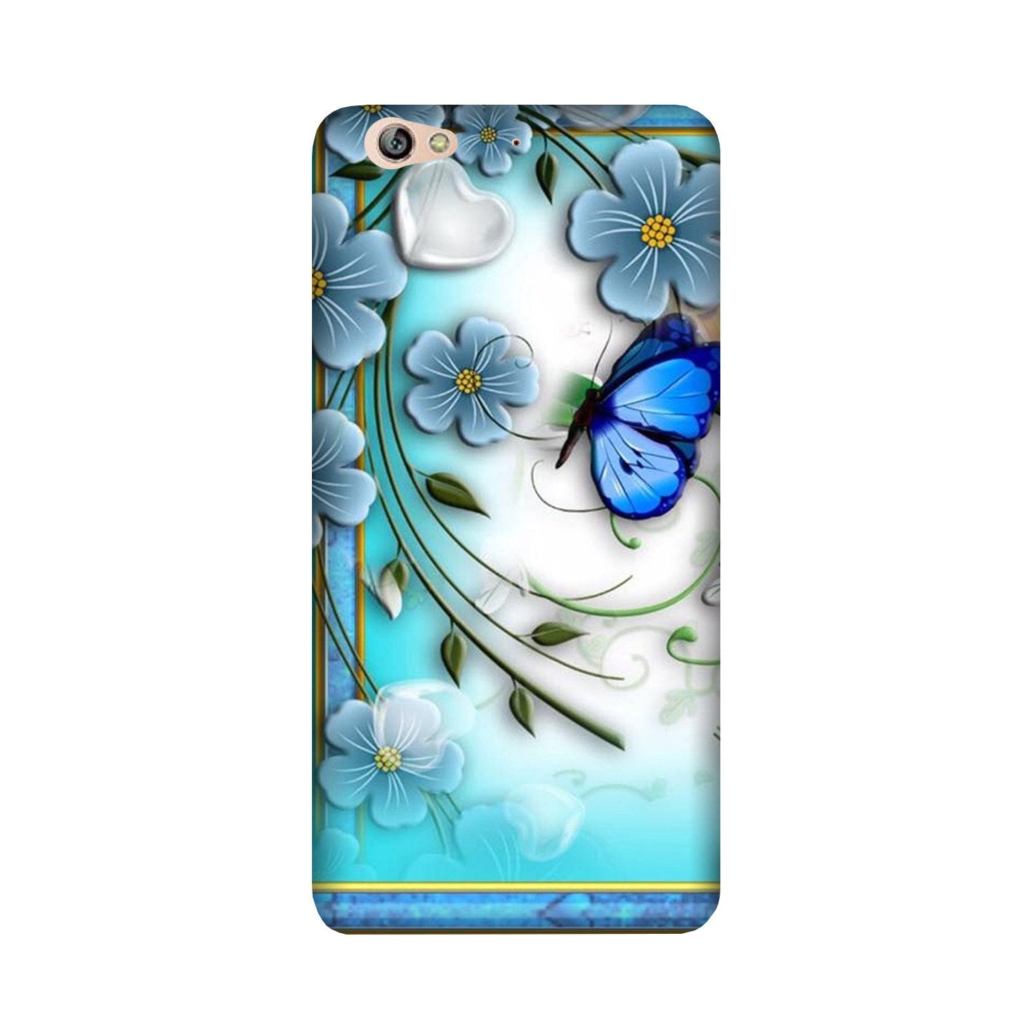 Blue Butterfly Mobile Back Case for Gionee S6 (Design - 21) Blue Butterfly Case for Gionee S6