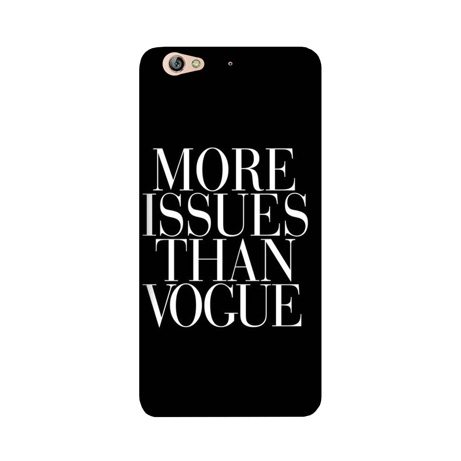 More Issues than Vague Mobile Back Case for Gionee S6 (Design - 74) More Issues than Vague Case for Gionee S6