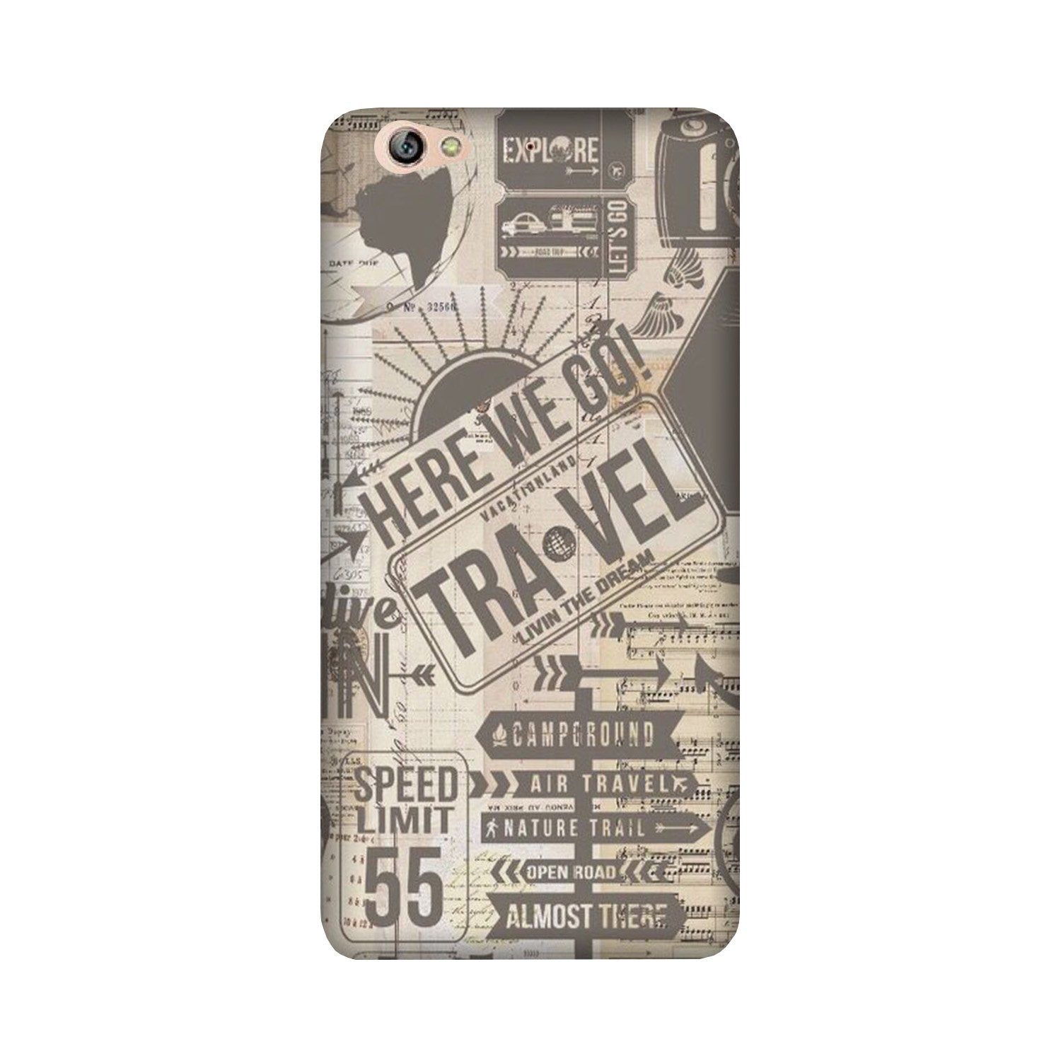 Travel Mobile Back Case for Gionee S6 (Design - 104) Travel Case for Gionee S6 (Design - 104)