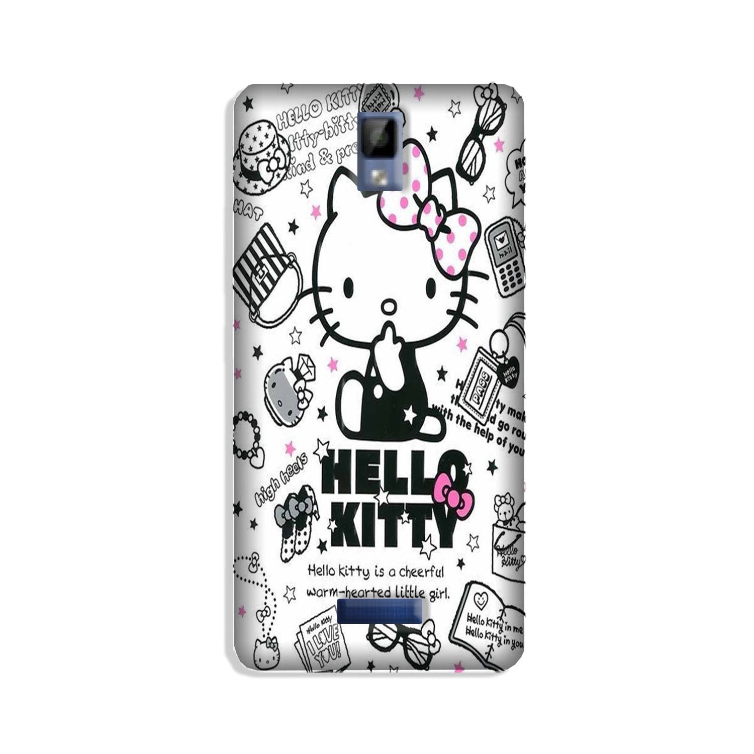 Hello Kitty Mobile Back Case for Gionee P7 (Design - 361) Hello Kitty Mobile Back Case for Gionee P7 (Design - 361)