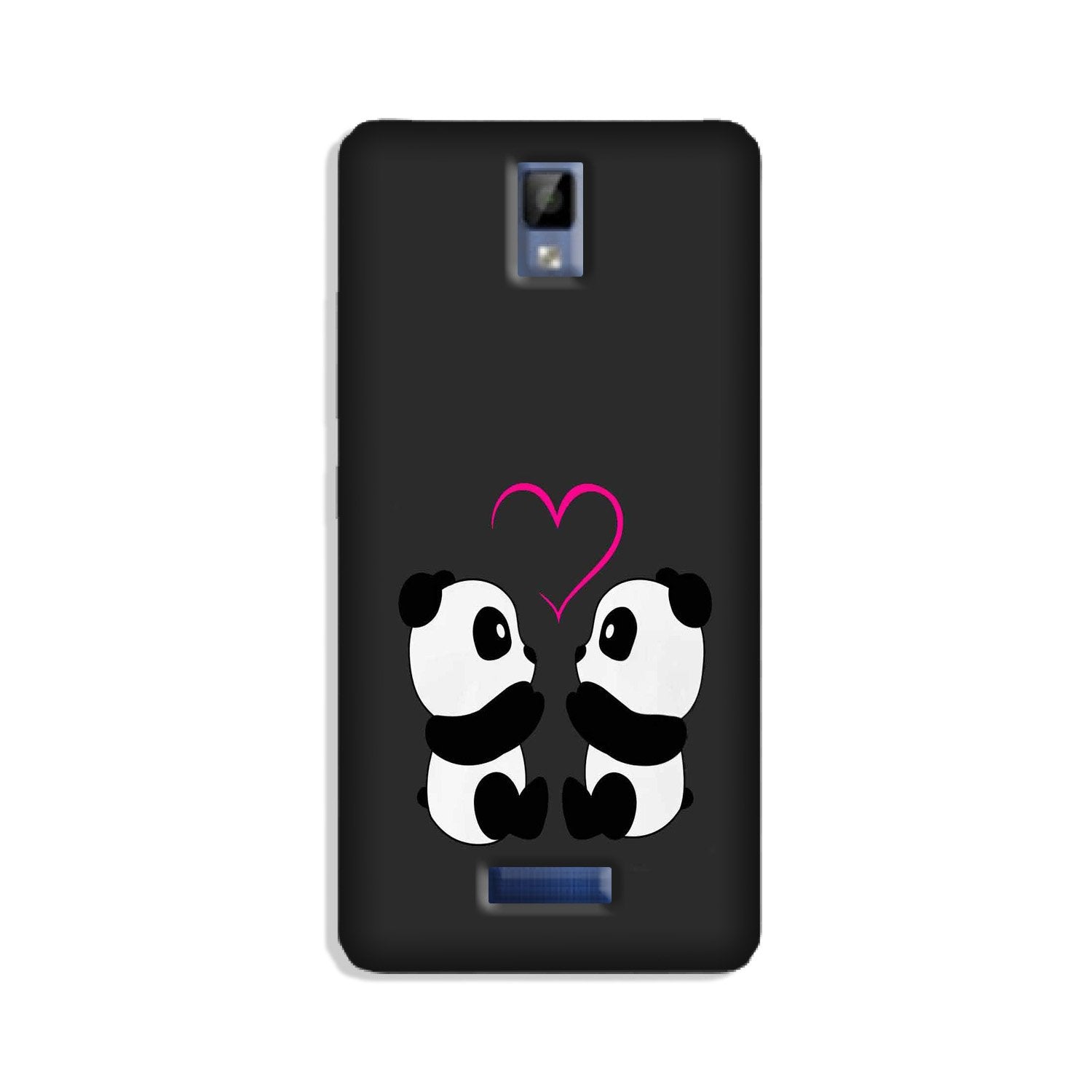 Panda Love Mobile Back Case for Gionee P7 (Design - 398) Panda Love Mobile Back Case for Gionee P7 (Design - 398)
