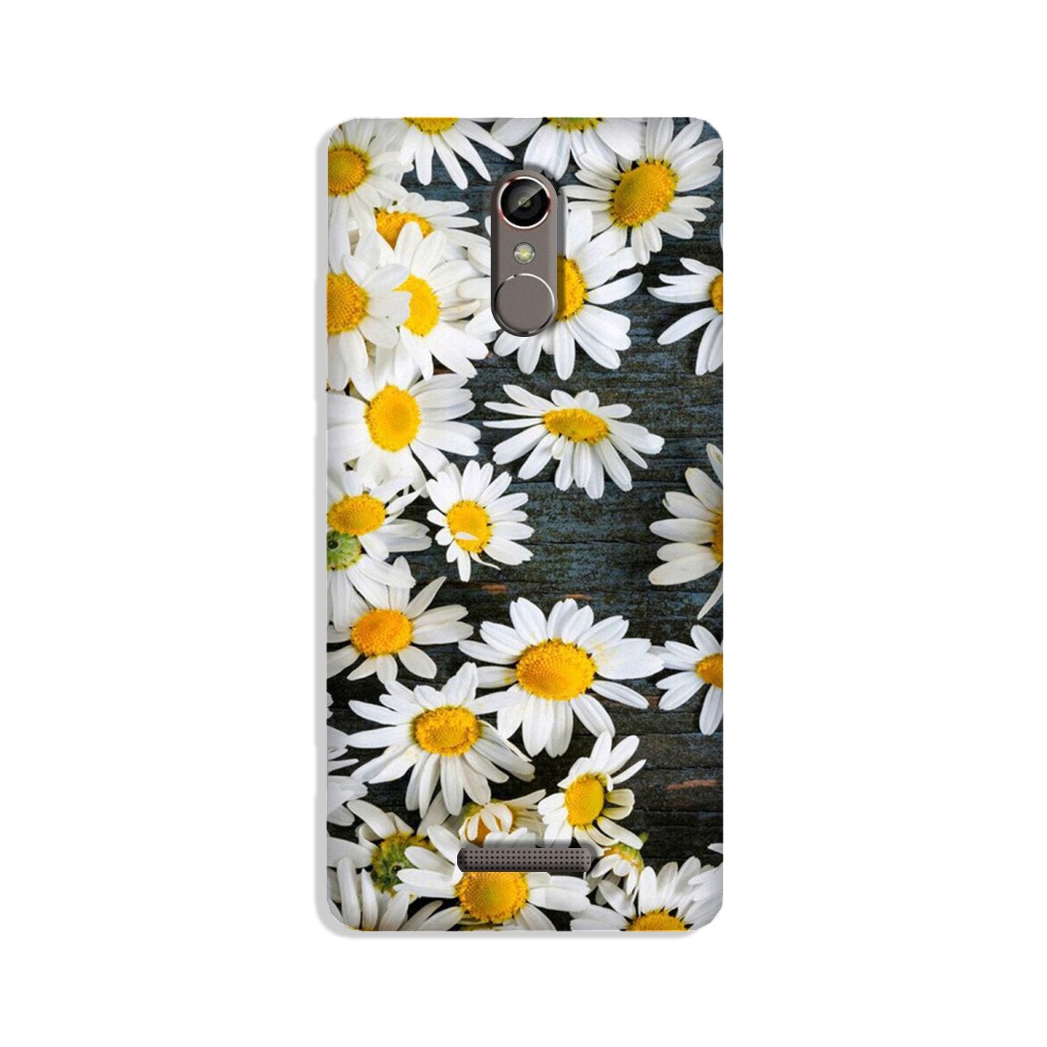 White flowers2 Mobile Back Case for Gionee S6s (Design - 62) White flowers2 Case for Gionee S6s