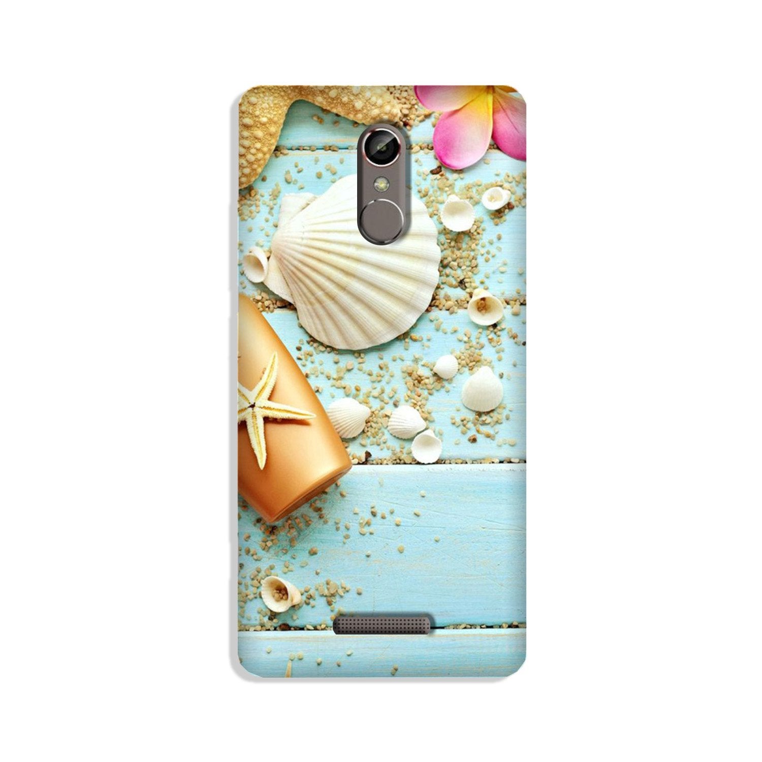 Sea Shells Mobile Back Case for Gionee S6s (Design - 63) Sea Shells Case for Gionee S6s