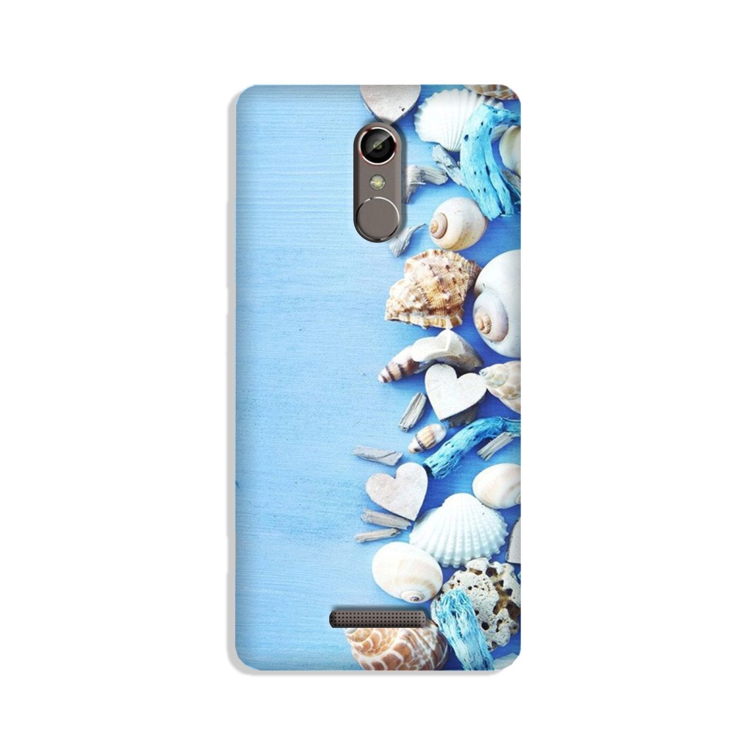 Sea Shells2 Mobile Back Case for Gionee S6s (Design - 64) Sea Shells2 Case for Gionee S6s