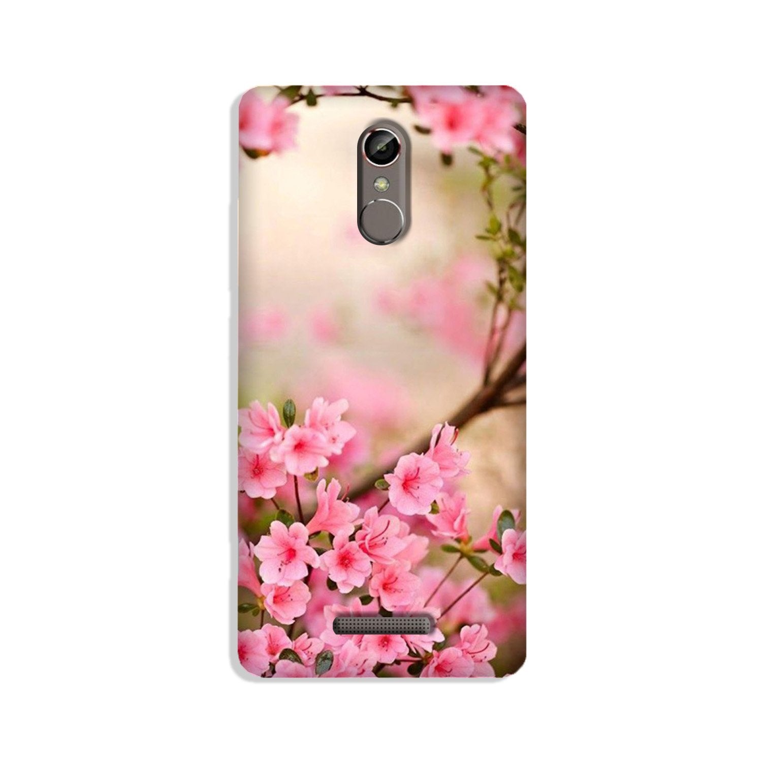 Pink flowers Mobile Back Case for Gionee S6s (Design - 69) Pink flowers Case for Gionee S6s