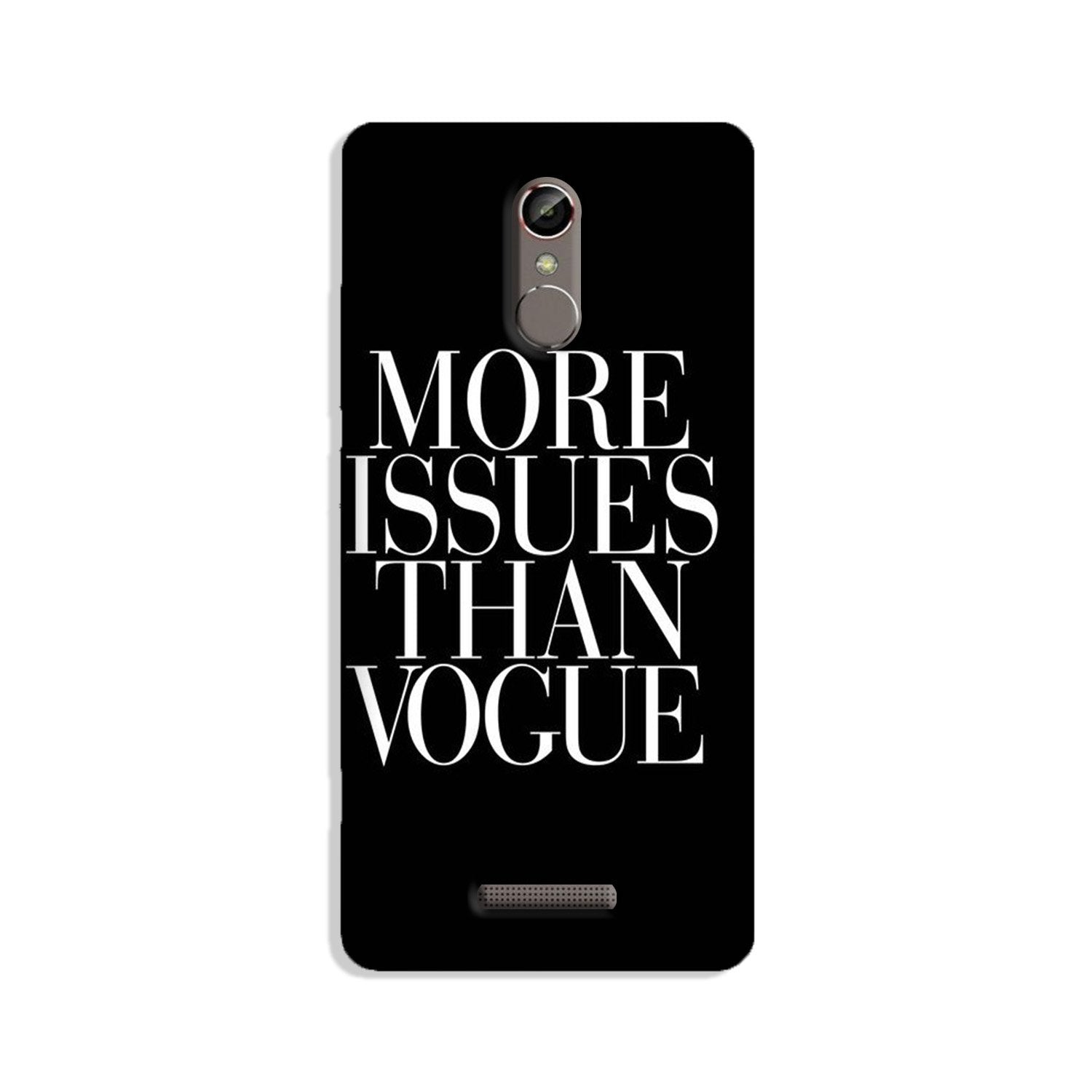 More Issues than Vague Mobile Back Case for Gionee S6s (Design - 74) More Issues than Vague Case for Gionee S6s