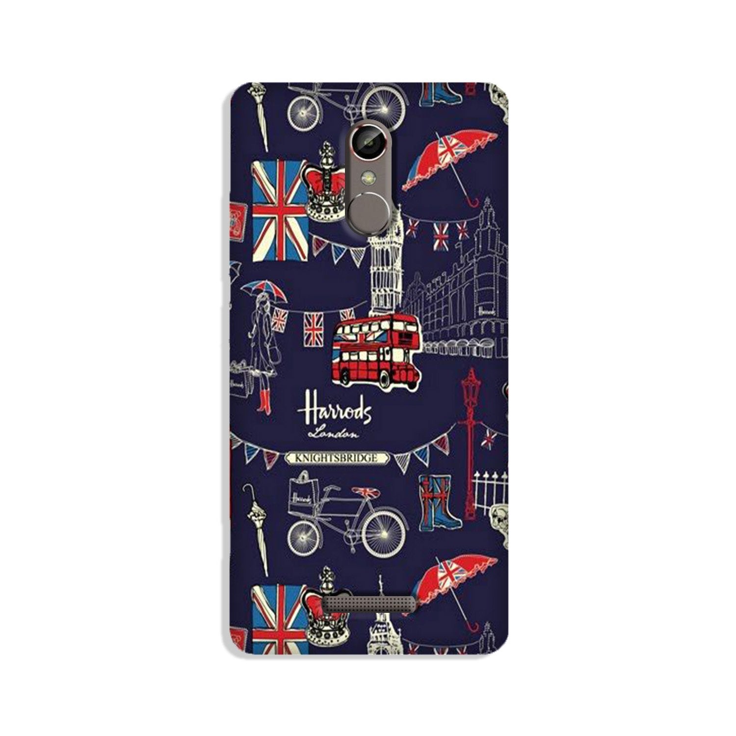 Love London Mobile Back Case for Gionee S6s (Design - 75) Love London Case for Gionee S6s