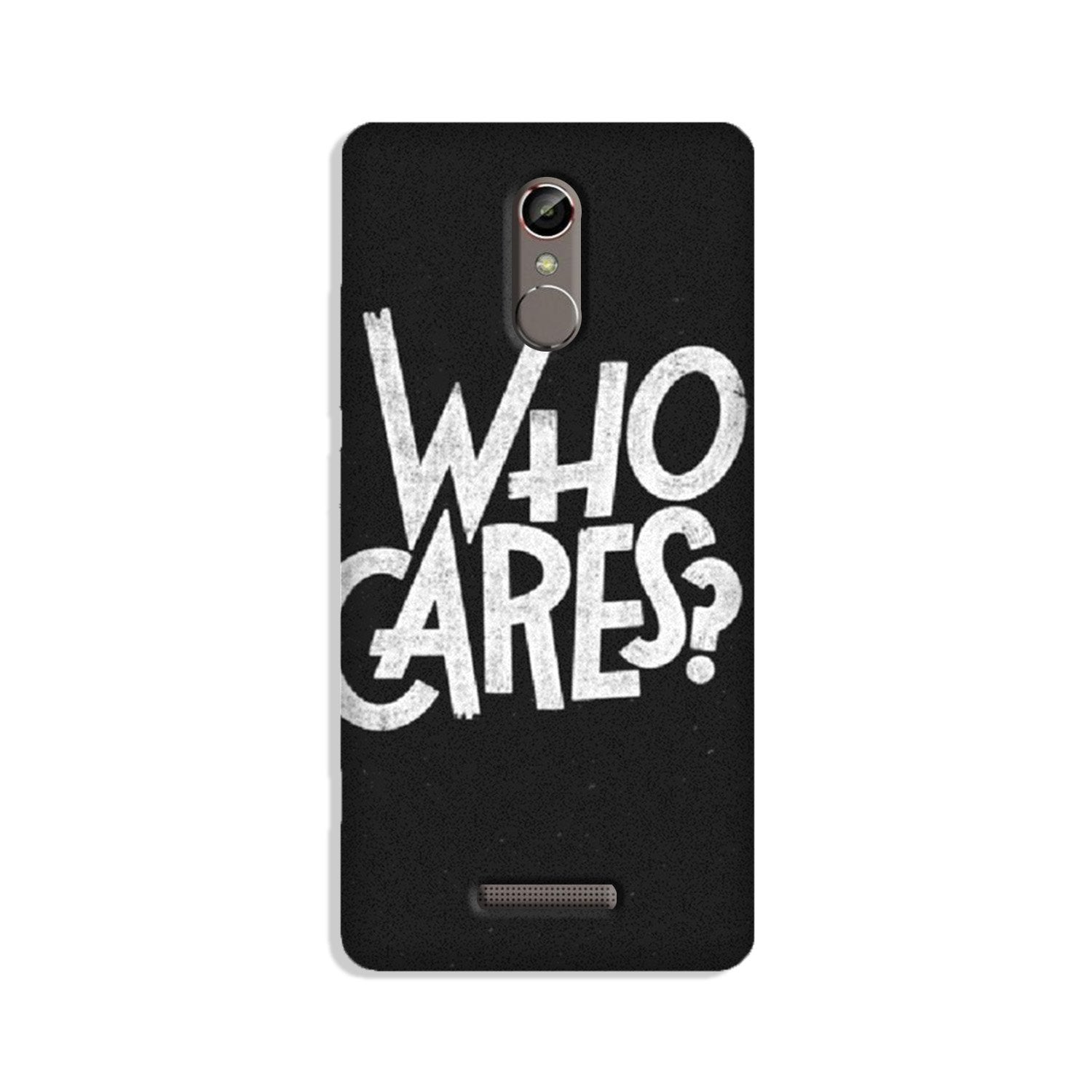 Who Cares Mobile Back Case for Gionee S6s (Design - 94) Who Cares Case for Gionee S6s