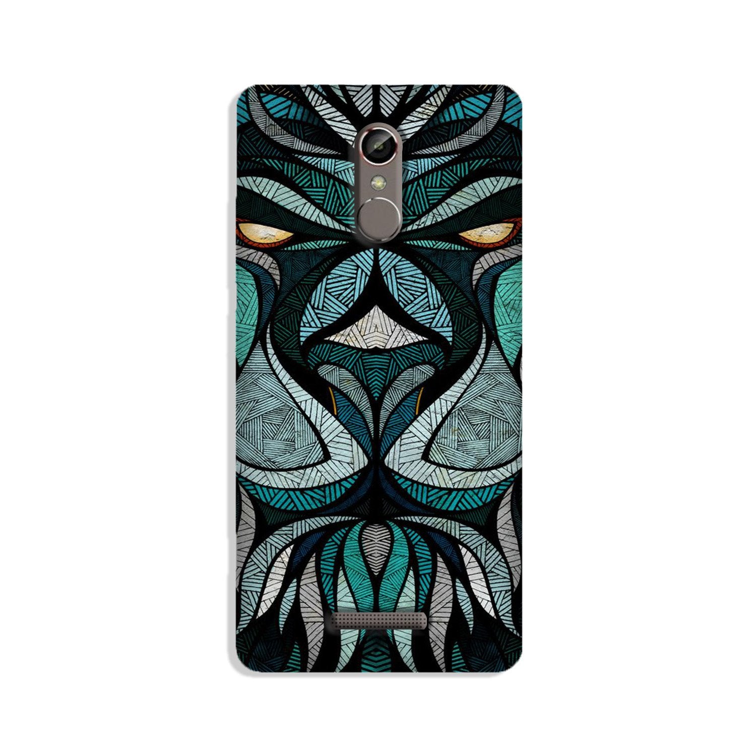 Lion Mobile Back Case for Gionee S6s (Design - 97) Lion Case for Gionee S6s