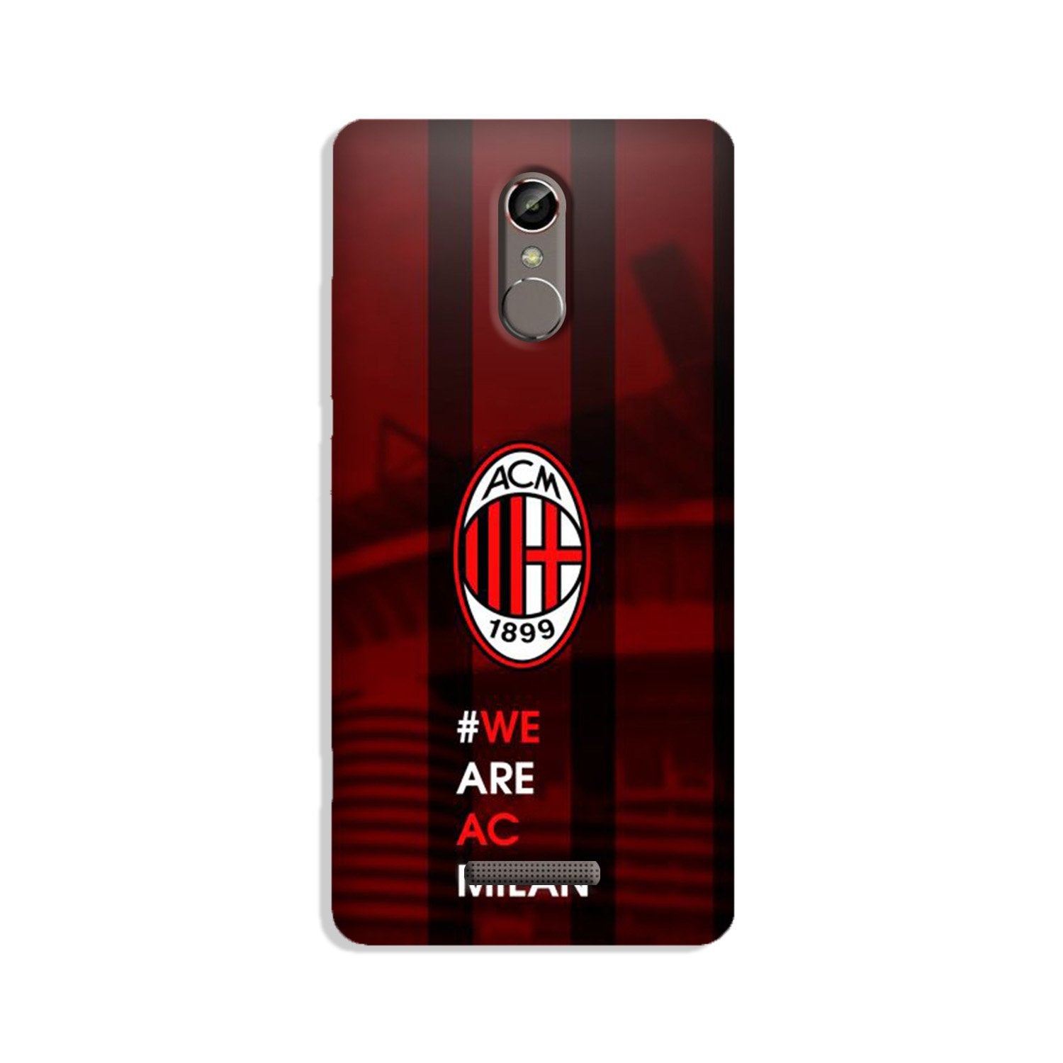 AC Milan Mobile Back Case for Gionee S6s (Design - 155) AC Milan Case for Gionee S6s (Design - 155)