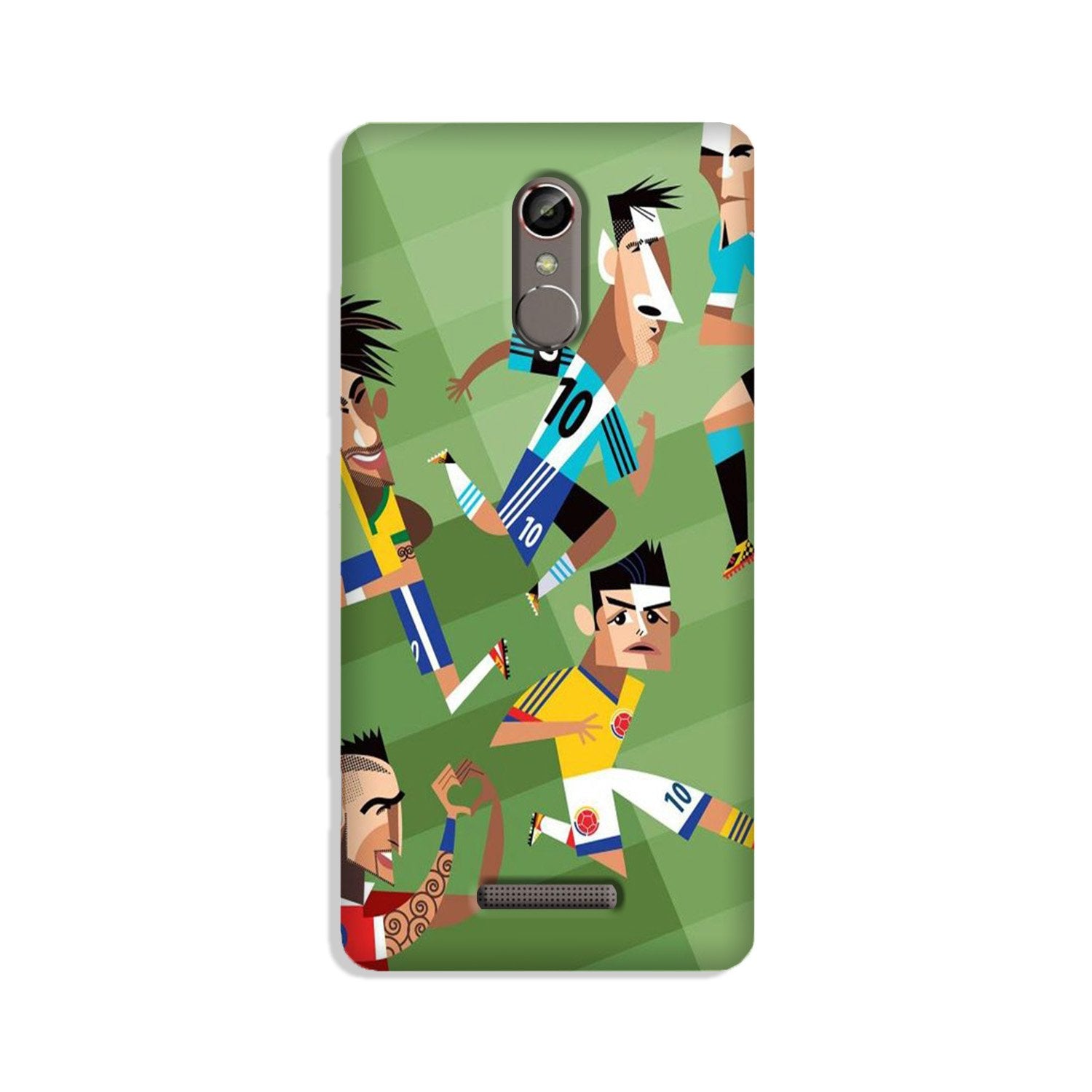 Football Mobile Back Case for Gionee S6s (Design - 166) Football Case for Gionee S6s (Design - 166)