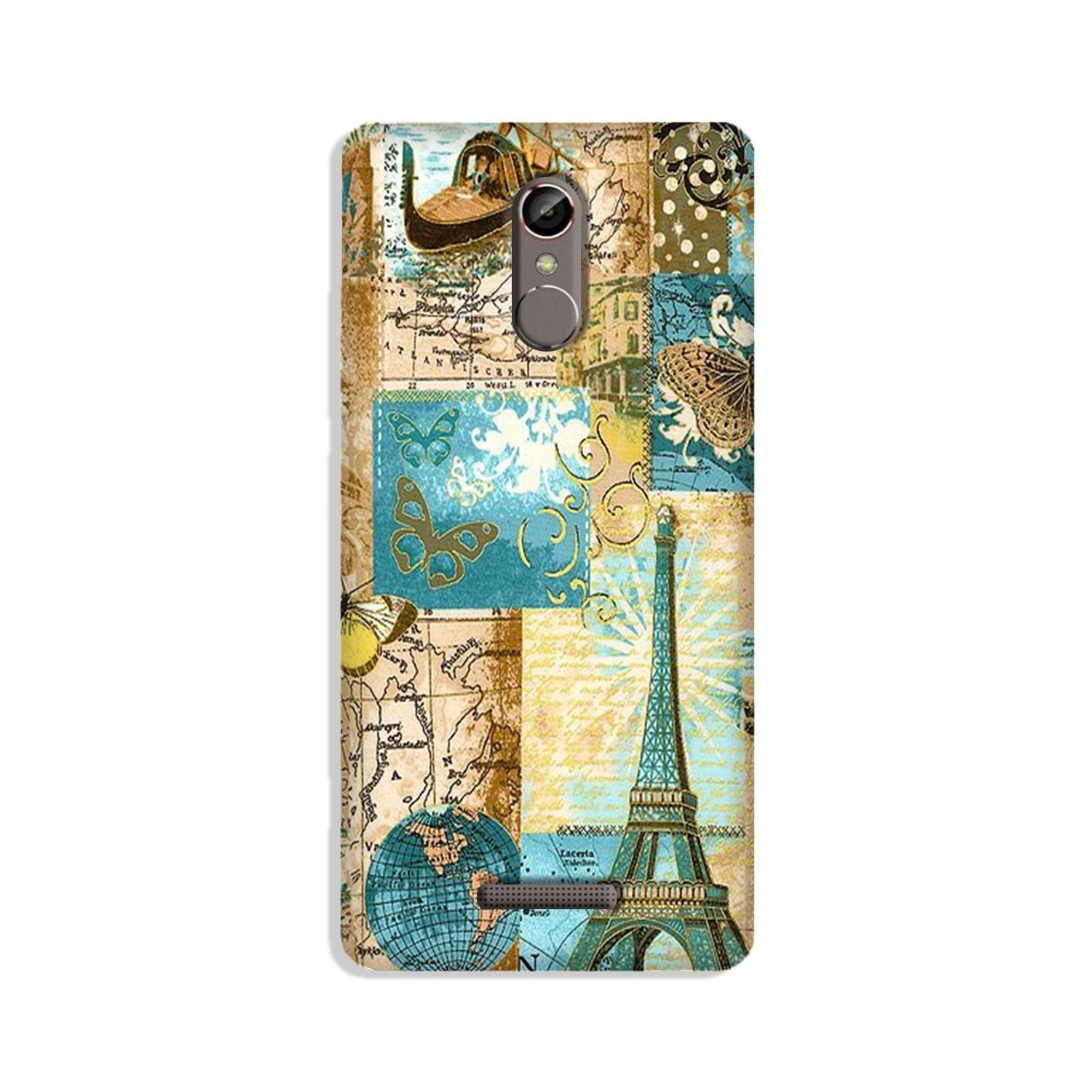 Travel Eiffel Tower Mobile Back Case for Gionee S6s (Design - 206) Travel Eiffel Tower Case for Gionee S6s (Design No. 206)