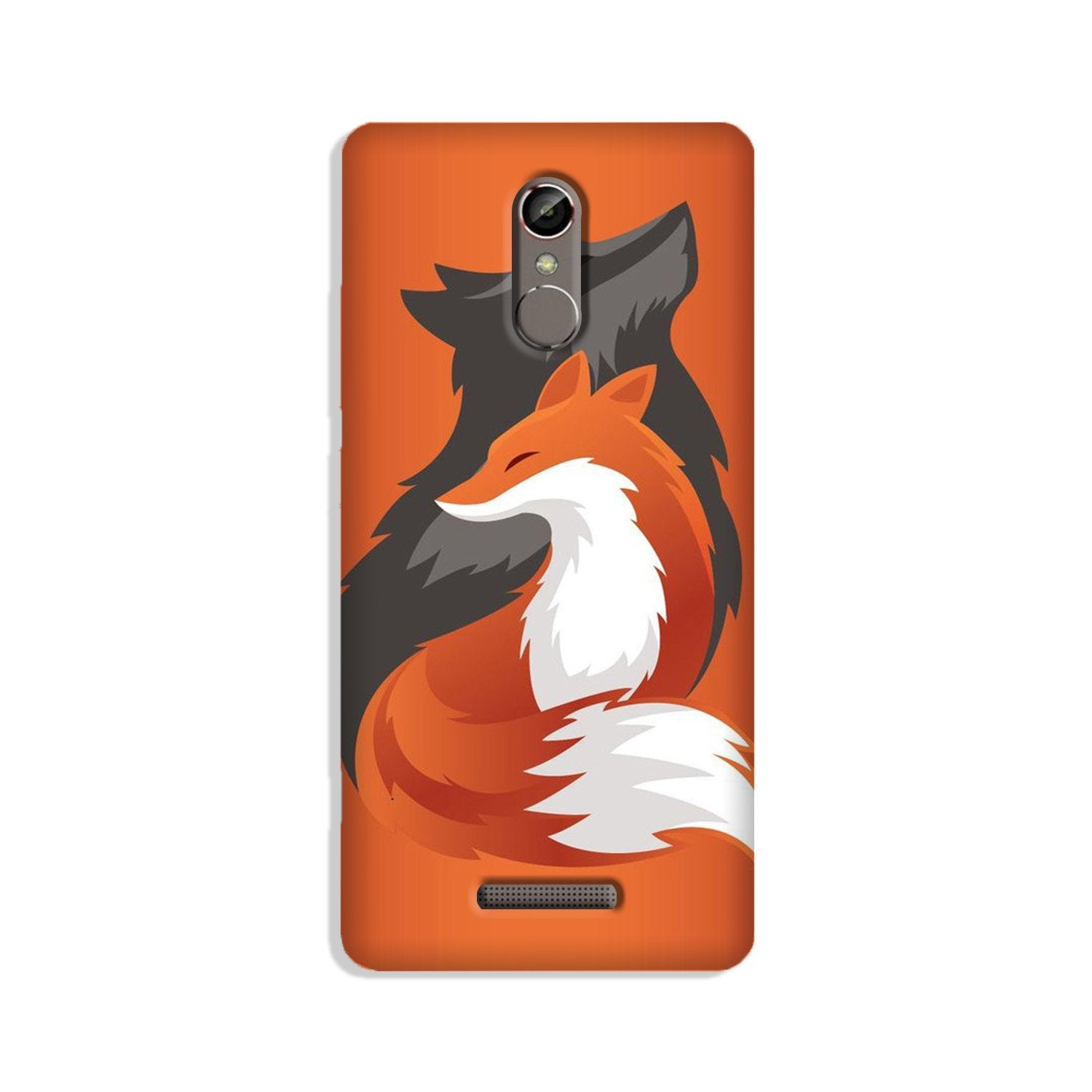 Wolf Mobile Back Case for Gionee S6s (Design - 224) Wolf Case for Gionee S6s (Design No. 224)