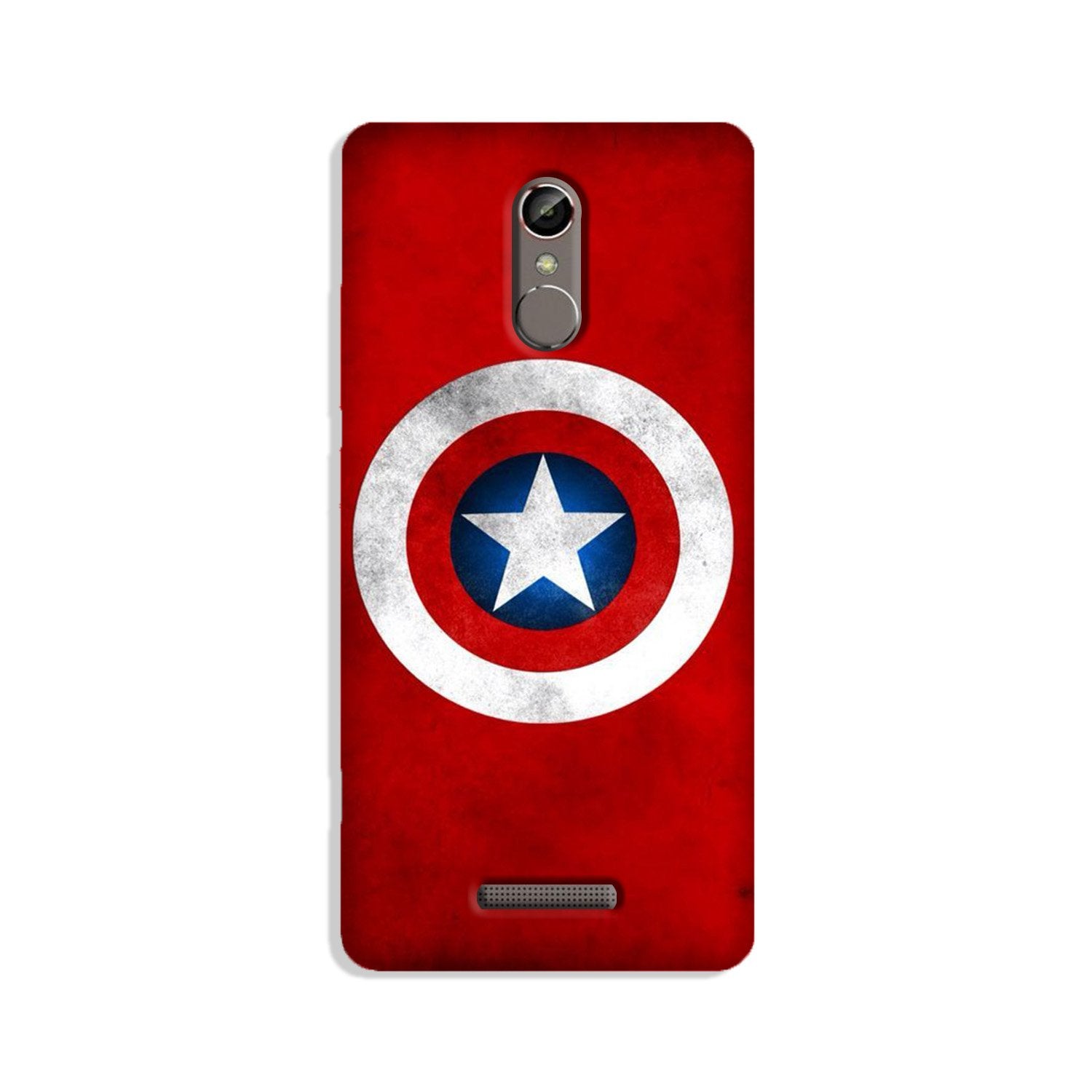 Captain America Mobile Back Case for Gionee S6s (Design - 249) Captain America Case for Gionee S6s (Design No. 249)