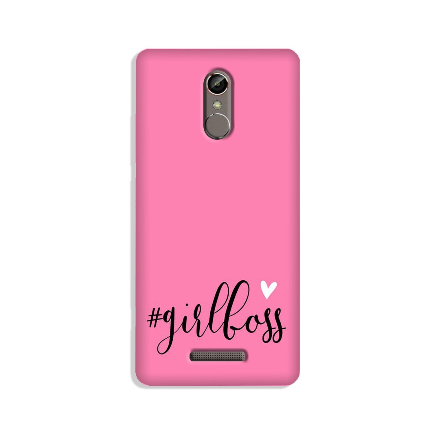 Girl Boss Pink Mobile Back Case for Gionee S6s (Design - 269) Girl Boss Pink Case for Gionee S6s (Design No. 269)