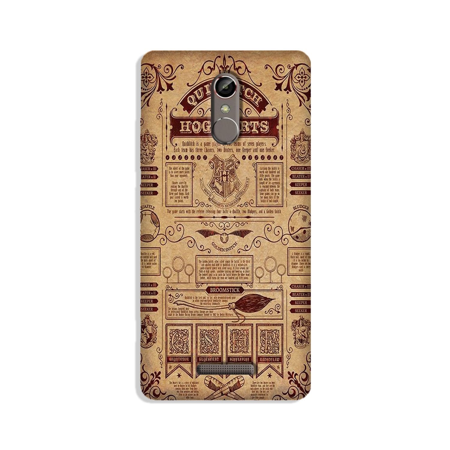 Hogwarts Mobile Back Case for Gionee S6s (Design - 304) Hogwarts Mobile Back Case for Gionee S6s (Design - 304)