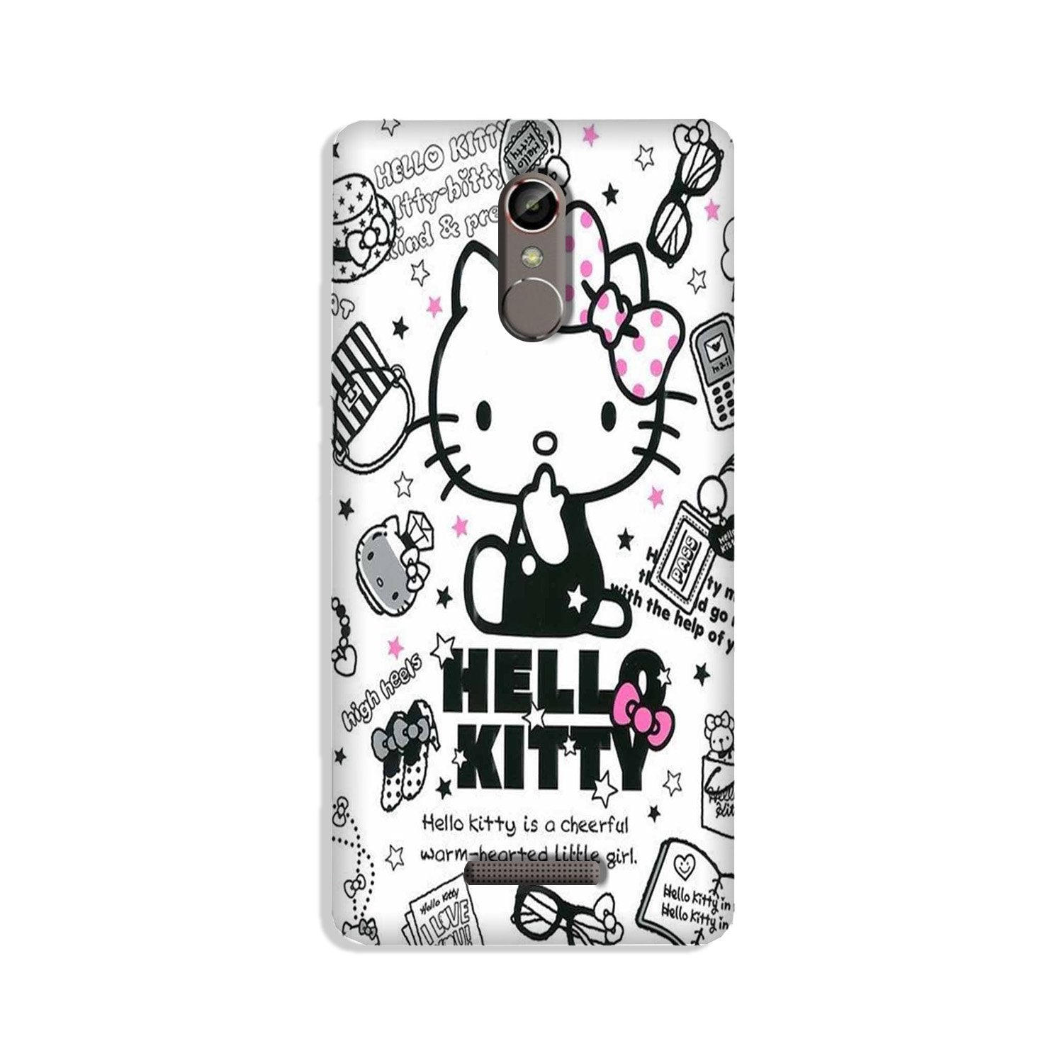 Hello Kitty Mobile Back Case for Gionee S6s (Design - 361) Hello Kitty Mobile Back Case for Gionee S6s (Design - 361)