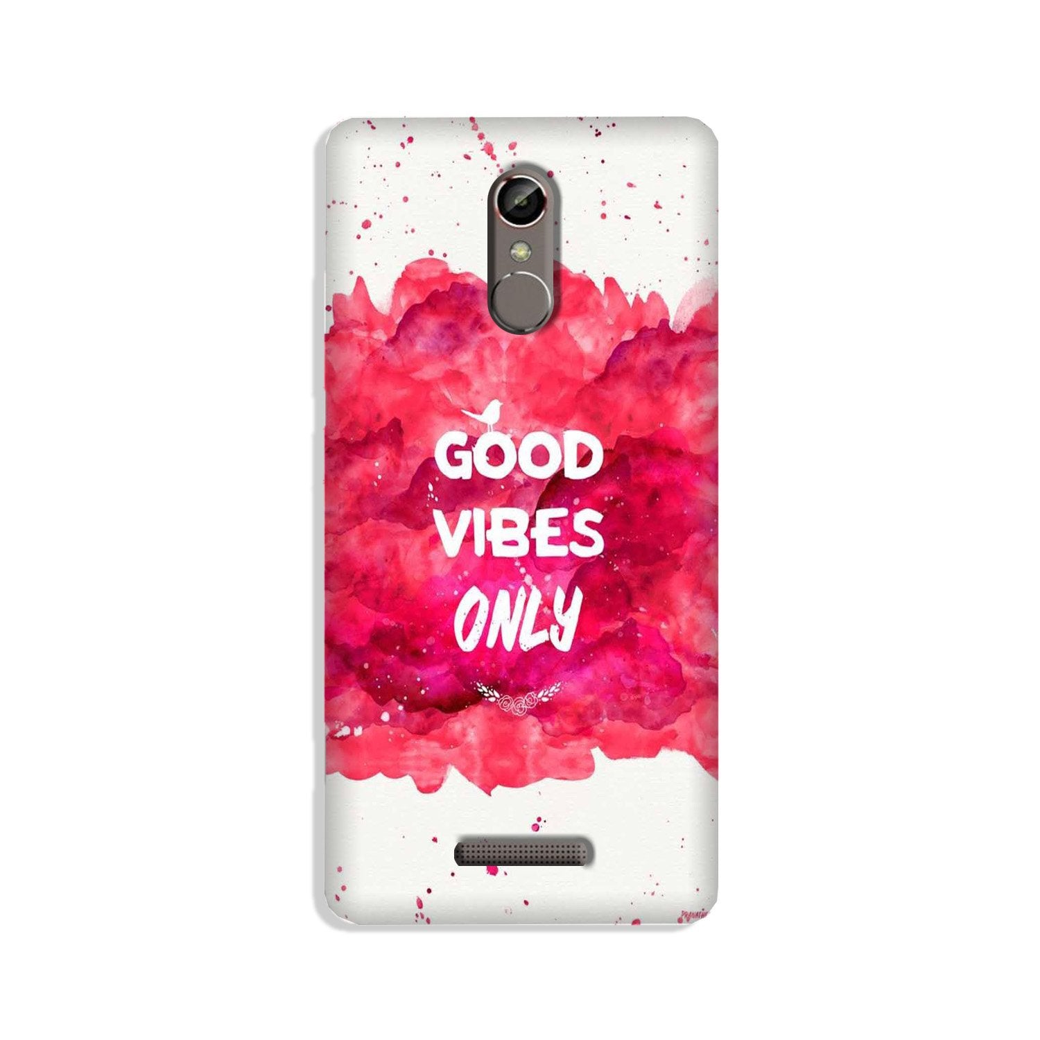 Good Vibes Only Mobile Back Case for Gionee S6s (Design - 393) Good Vibes Only Mobile Back Case for Gionee S6s (Design - 393)